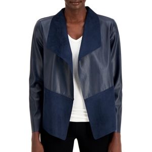 Alfani mixed media jacket